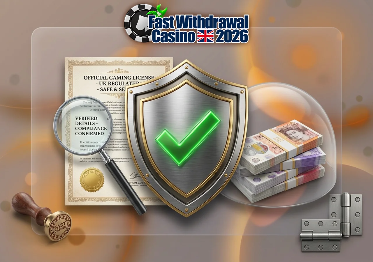 Strict regulatory safeguards guaranteeing fund security at licensed Fast Withdrawal Casino Sites.